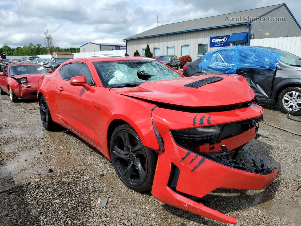 2020 Chevrolet Camaro Lz Red vin: 1G1FE1R76L0105043