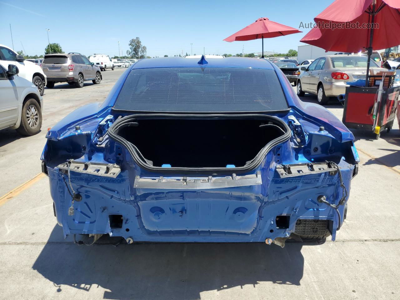 2017 Chevrolet Camaro Ss Blue vin: 1G1FE1R77H0144702