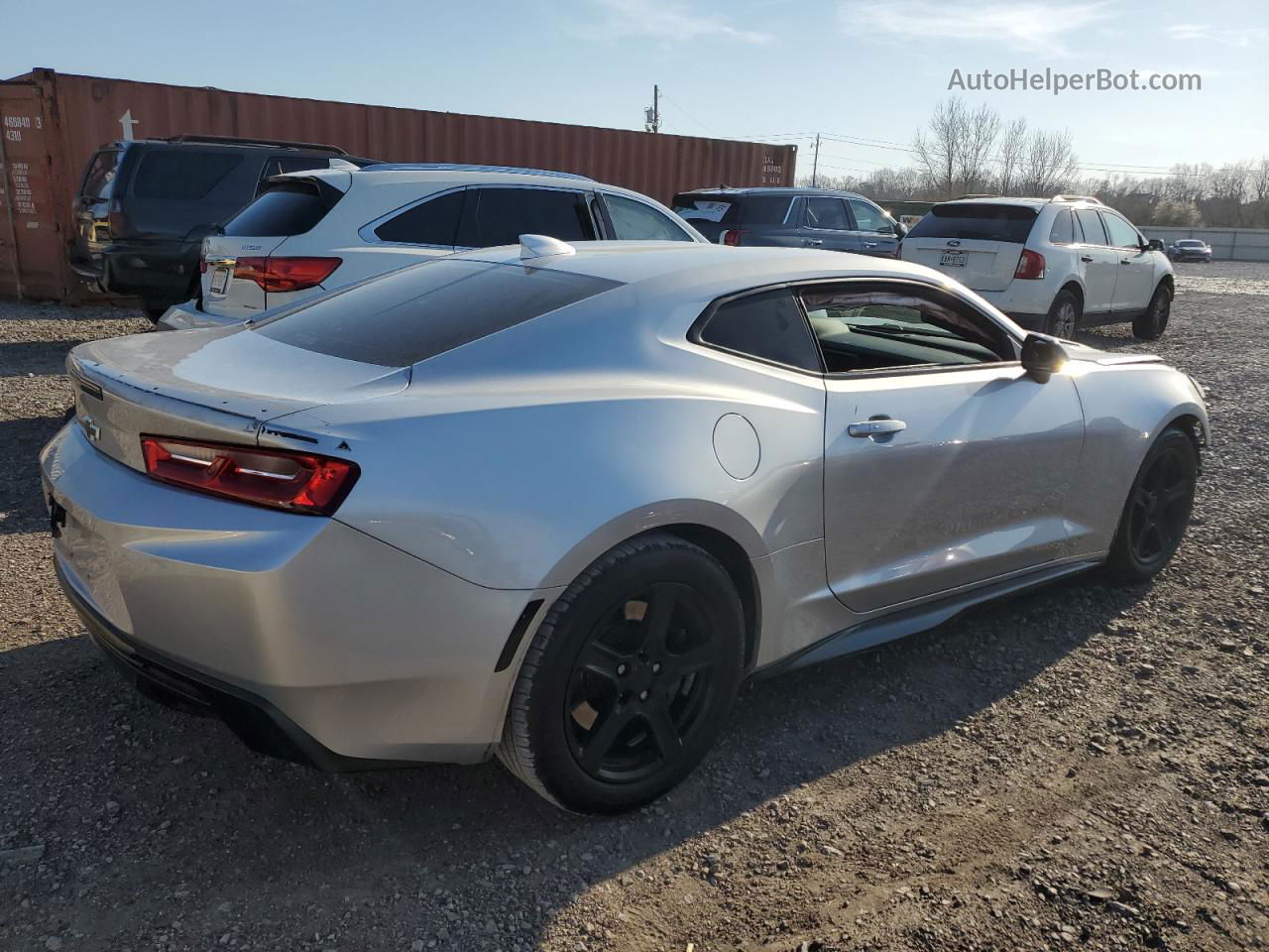 2017 Chevrolet Camaro Ss Silver vin: 1G1FE1R77H0214876