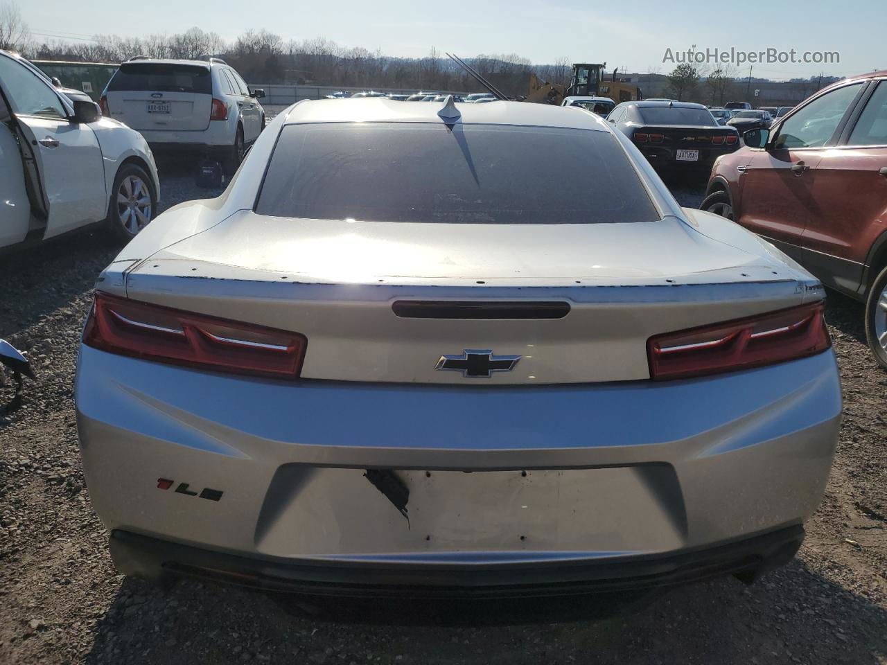 2017 Chevrolet Camaro Ss Silver vin: 1G1FE1R77H0214876