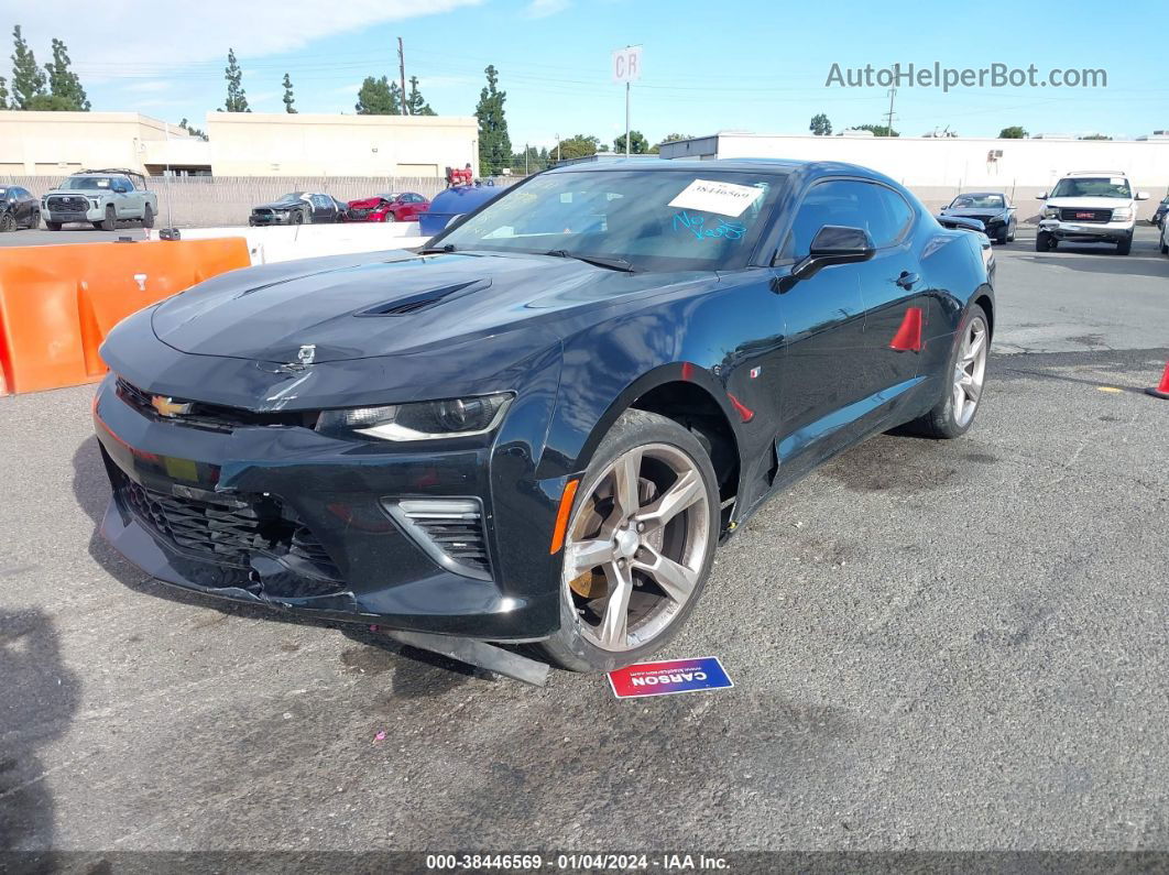 2018 Chevrolet Camaro 1ss Черный vin: 1G1FE1R79J0144321