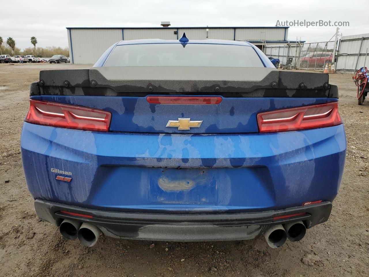 2017 Chevrolet Camaro Ss Blue vin: 1G1FE1R7XH0183218