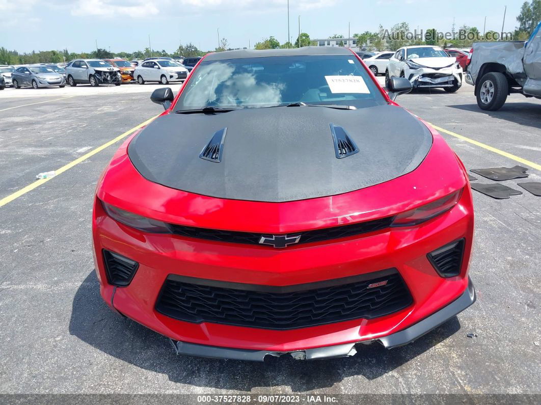 2018 Chevrolet Camaro 1ss Red vin: 1G1FE1R7XJ0153576