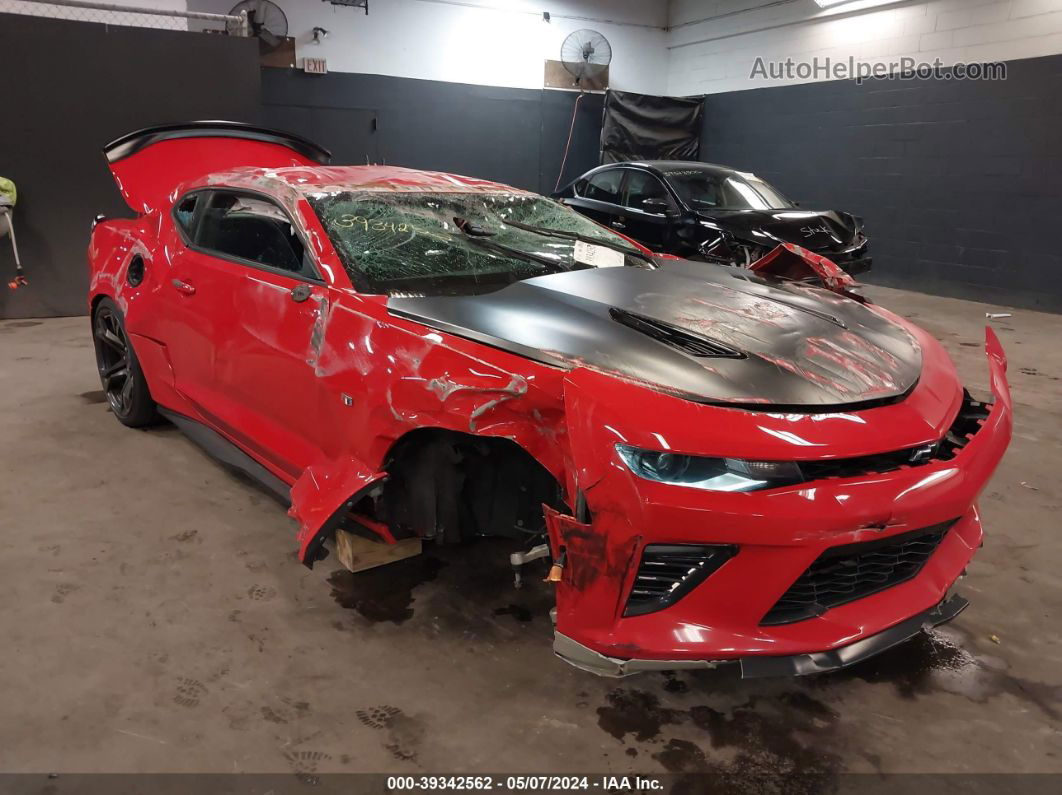 2018 Chevrolet Camaro 1ss Red vin: 1G1FE1R7XJ0171317