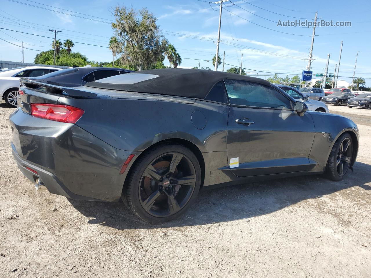 2018 Chevrolet Camaro Ss Gray vin: 1G1FE3D75J0158848