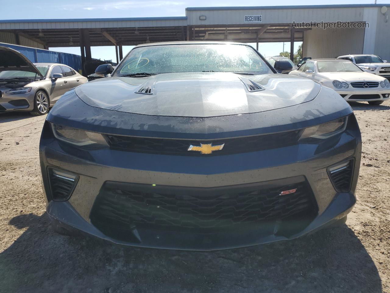 2018 Chevrolet Camaro Ss Gray vin: 1G1FE3D75J0158848