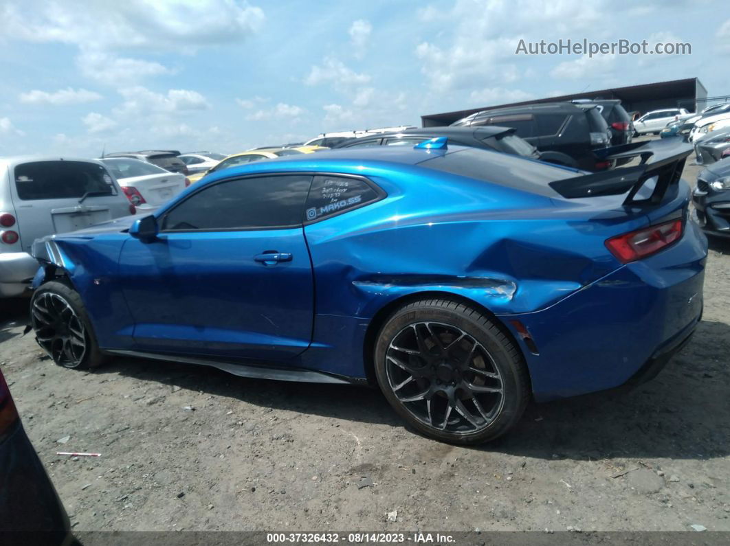 2017 Chevrolet Camaro 1ss Blue vin: 1G1FF1R70H0119105