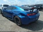 2017 Chevrolet Camaro 1ss Blue vin: 1G1FF1R70H0119105