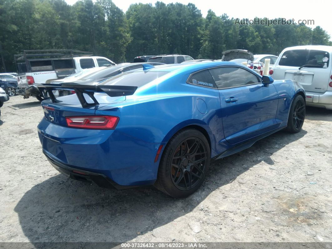 2017 Chevrolet Camaro 1ss Blue vin: 1G1FF1R70H0119105