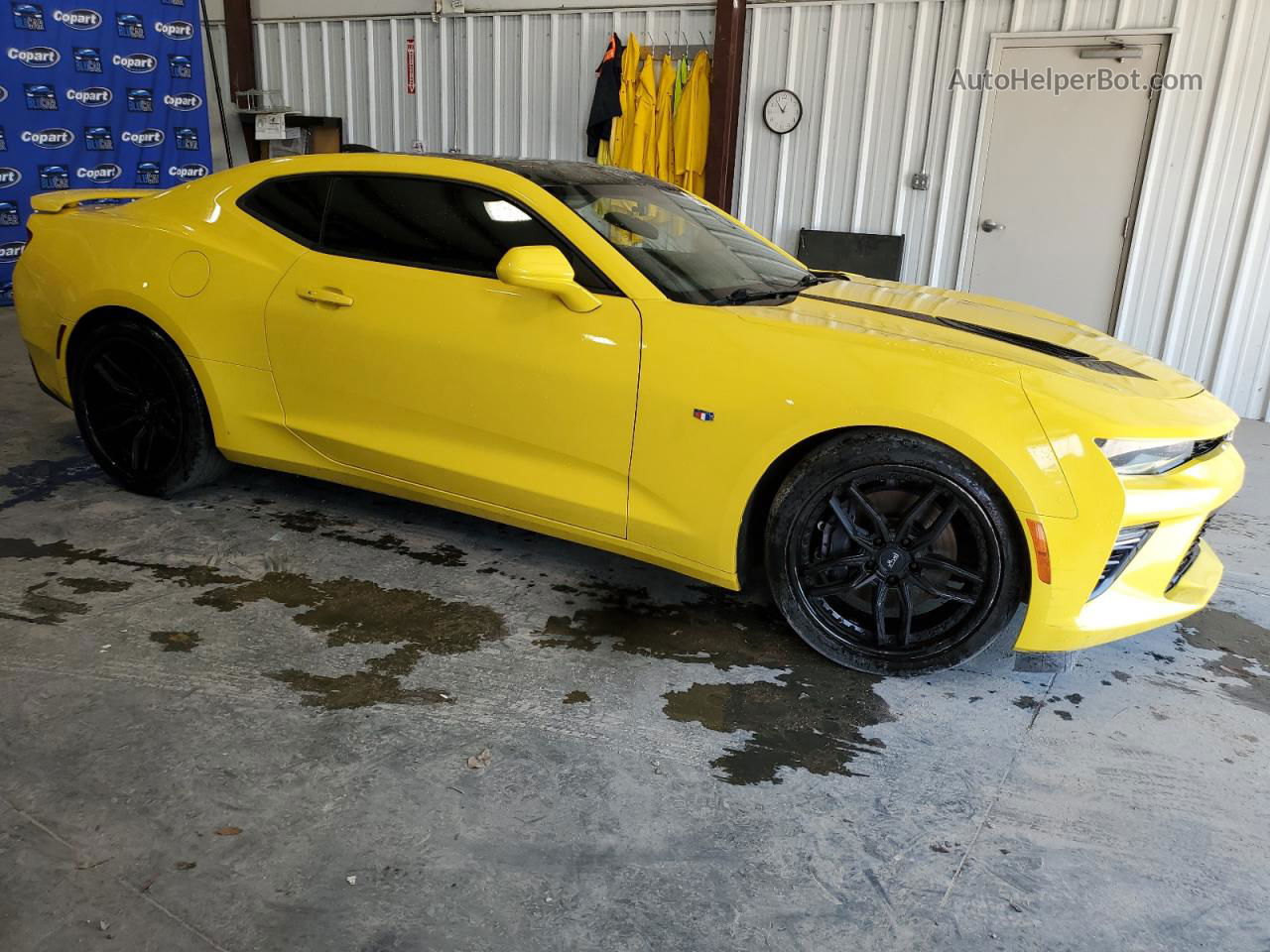 2018 Chevrolet Camaro Ss Yellow vin: 1G1FF1R70J0128019