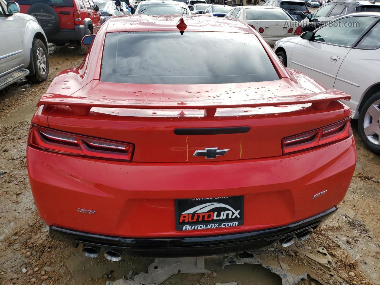 2017 Chevrolet Camaro Ss Red vin: 1G1FF1R71H0179295