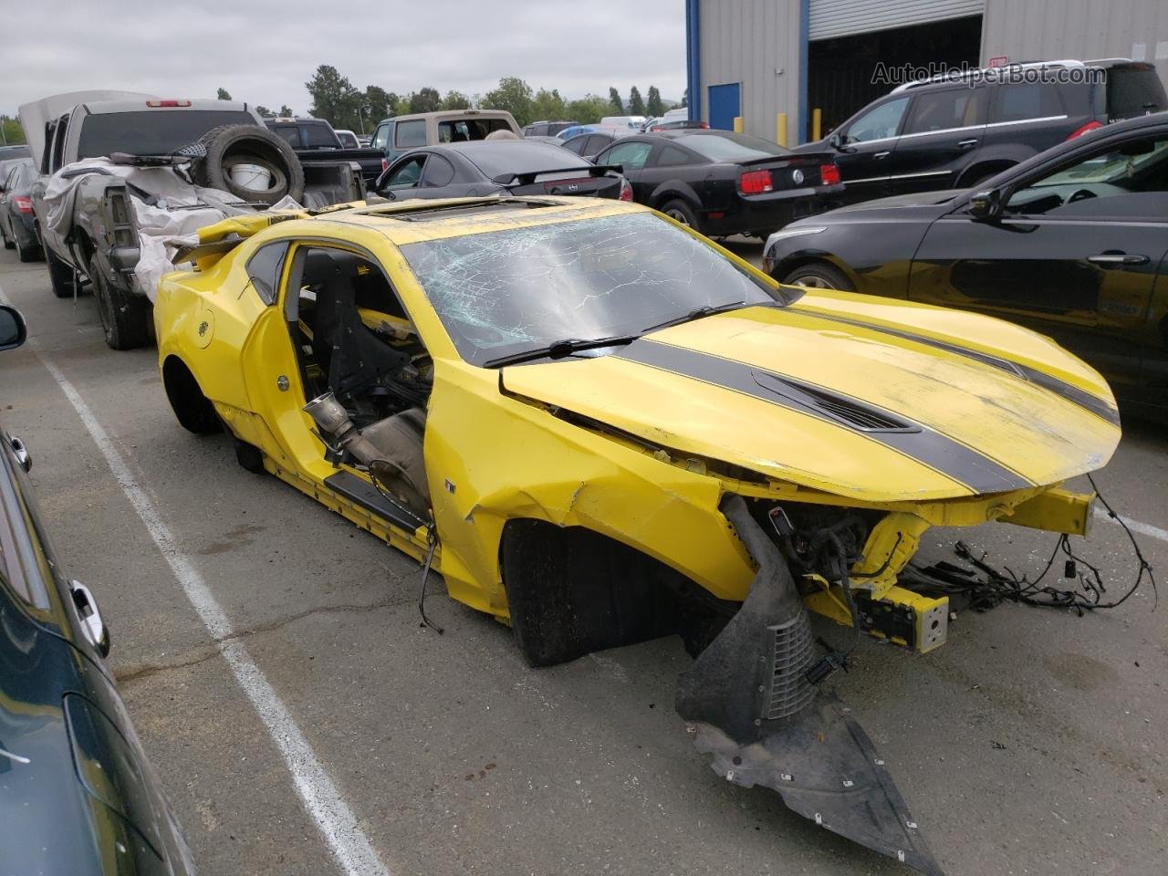 2017 Chevrolet Camaro Ss Yellow vin: 1G1FF1R71H0203935