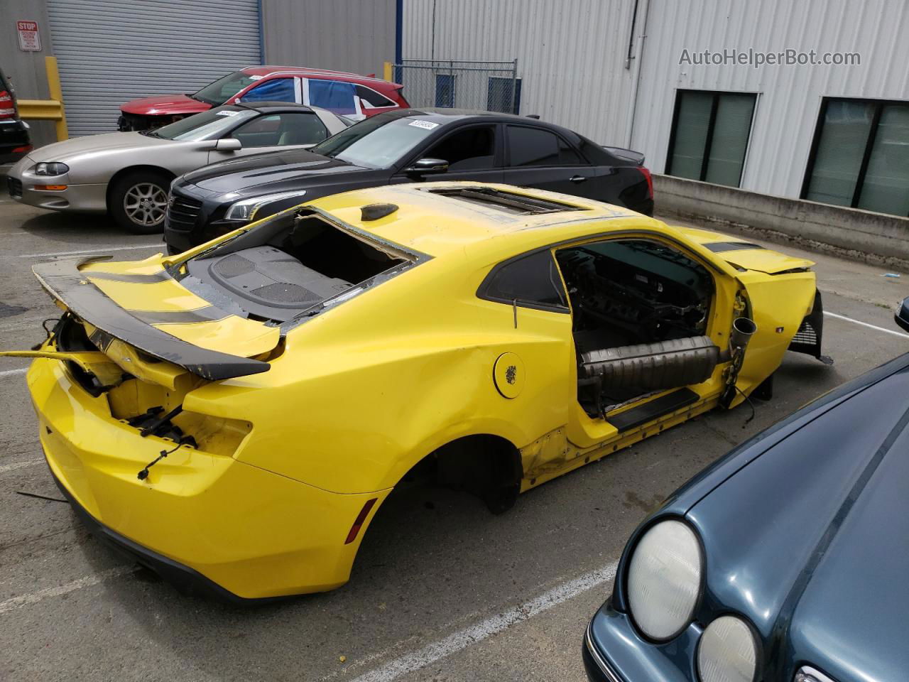 2017 Chevrolet Camaro Ss Yellow vin: 1G1FF1R71H0203935