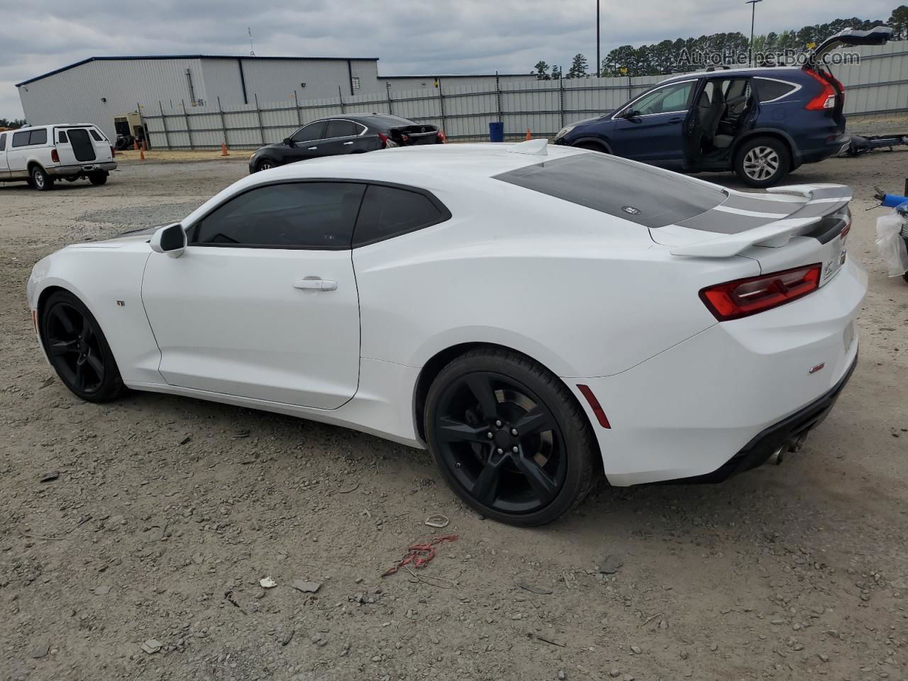 2018 Chevrolet Camaro Ss White vin: 1G1FF1R71J0104621