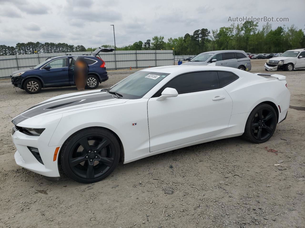 2018 Chevrolet Camaro Ss White vin: 1G1FF1R71J0104621