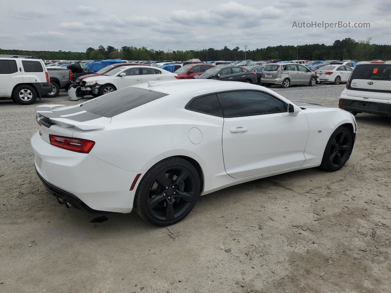 2018 Chevrolet Camaro Ss White vin: 1G1FF1R71J0104621