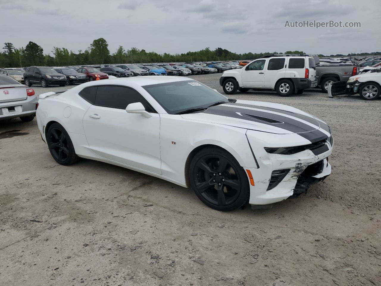 2018 Chevrolet Camaro Ss White vin: 1G1FF1R71J0104621