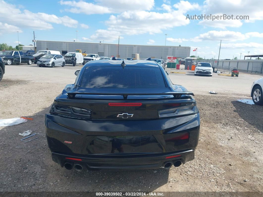 2018 Chevrolet Camaro 1ss Black vin: 1G1FF1R71J0138896