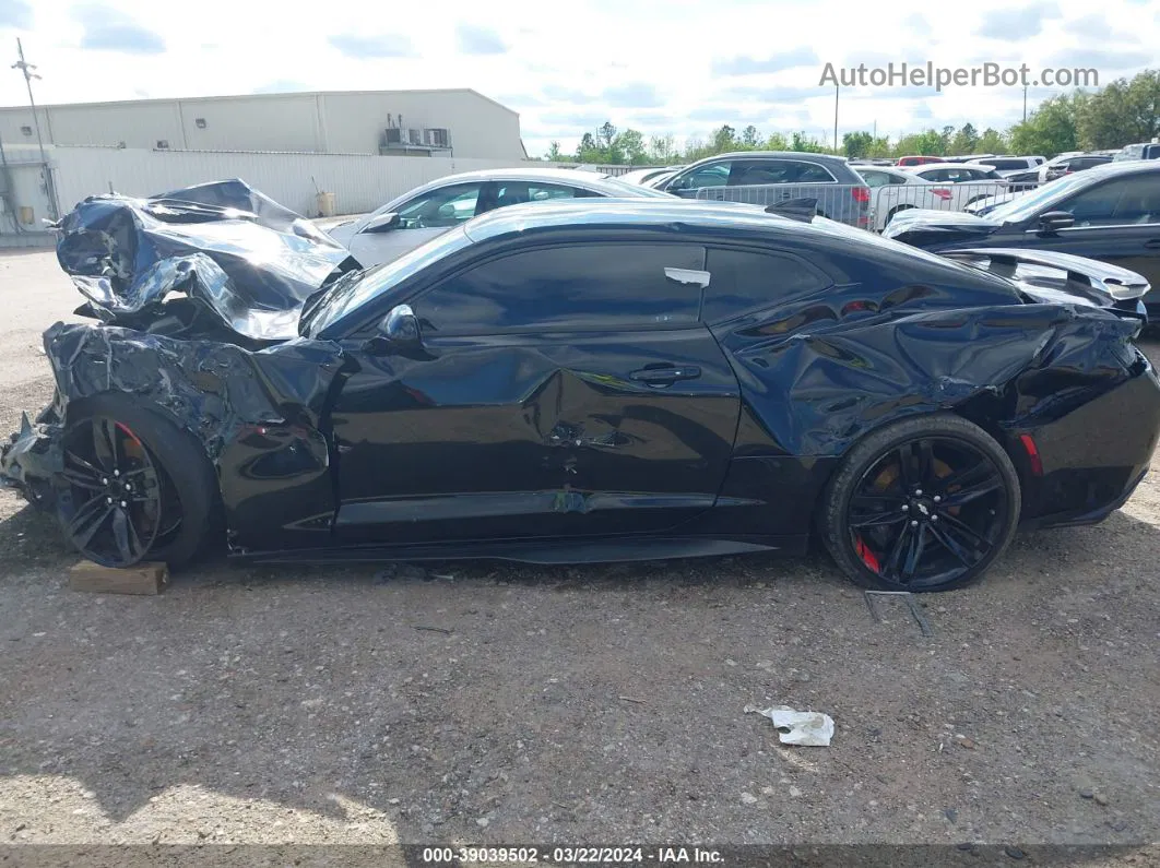 2018 Chevrolet Camaro 1ss Black vin: 1G1FF1R71J0138896