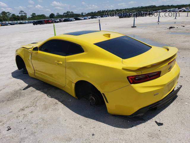 2018 Chevrolet Camaro Ss Yellow vin: 1G1FF1R71J0155259