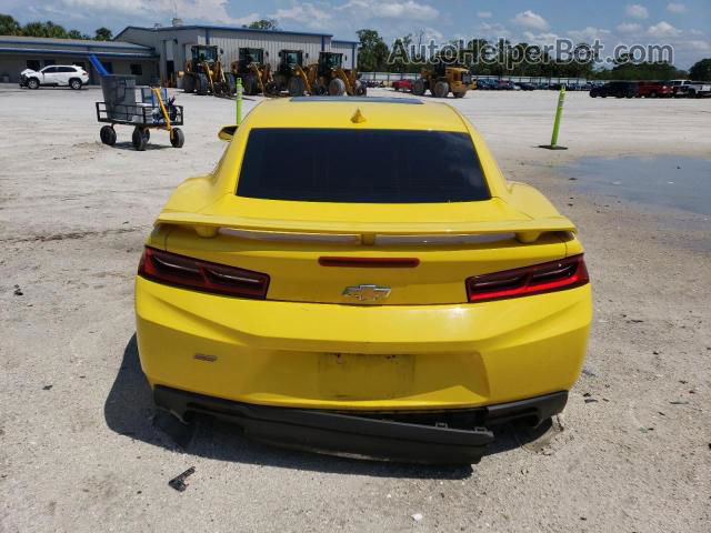 2018 Chevrolet Camaro Ss Yellow vin: 1G1FF1R71J0155259