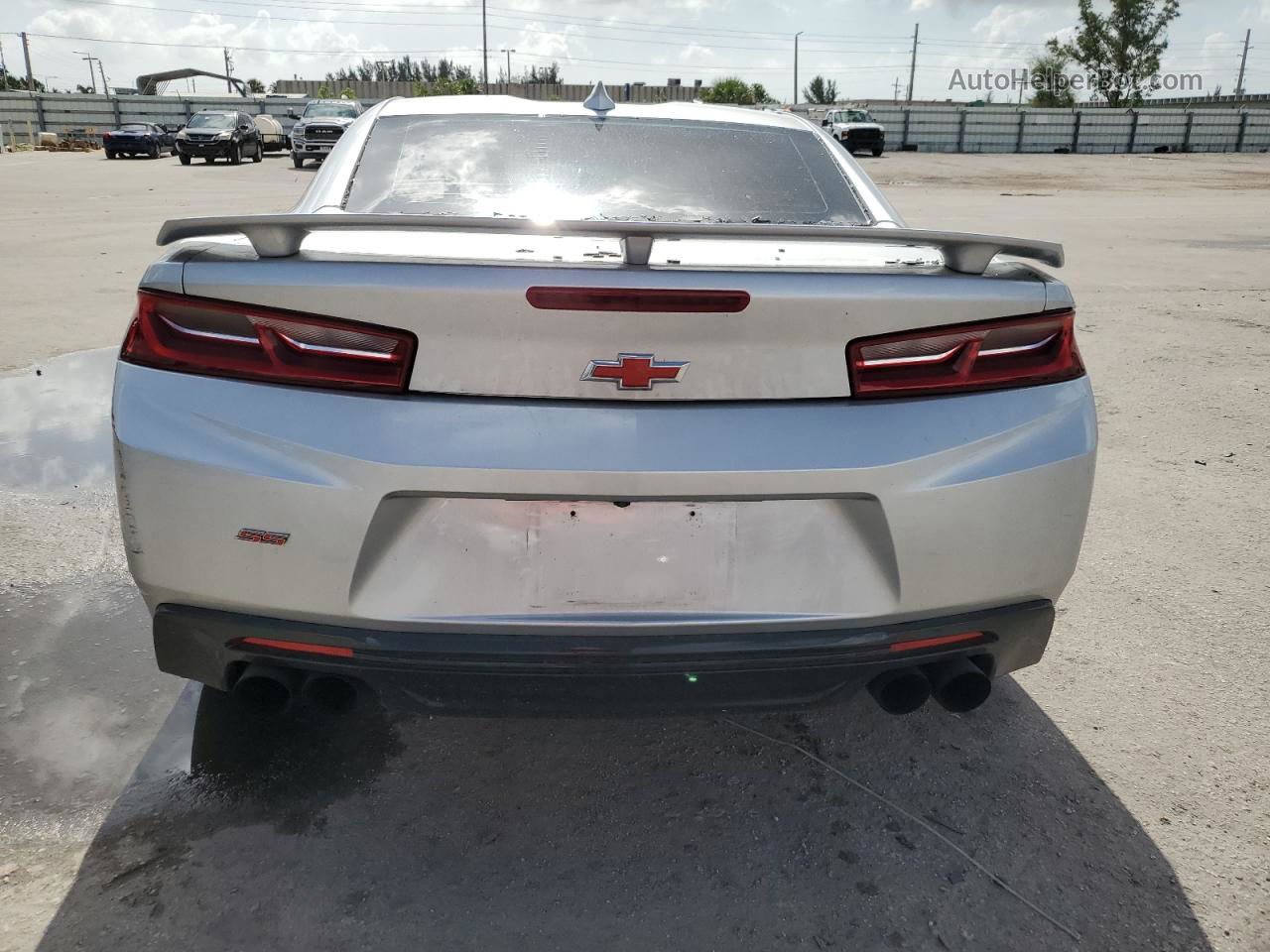 2018 Chevrolet Camaro Ss Silver vin: 1G1FF1R71J0182610