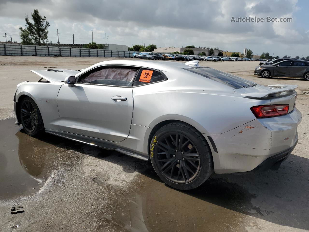 2018 Chevrolet Camaro Ss Silver vin: 1G1FF1R71J0182610