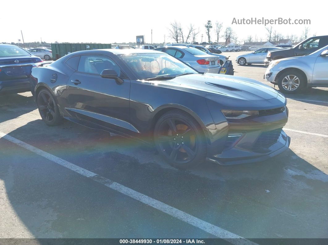 2018 Chevrolet Camaro 1ss Gray vin: 1G1FF1R71J0189623