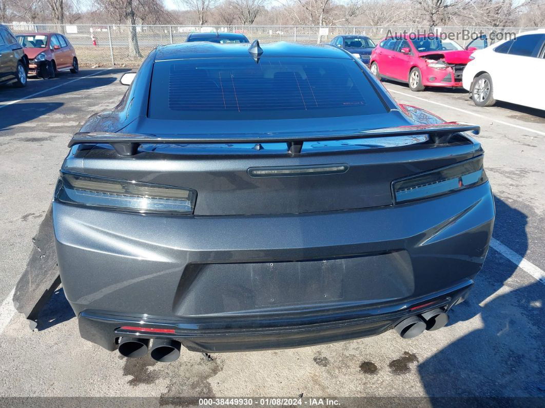 2018 Chevrolet Camaro 1ss Gray vin: 1G1FF1R71J0189623