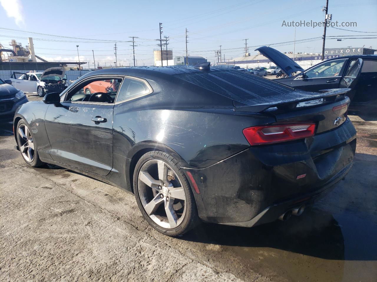 2018 Chevrolet Camaro Ss Black vin: 1G1FF1R72J0186925