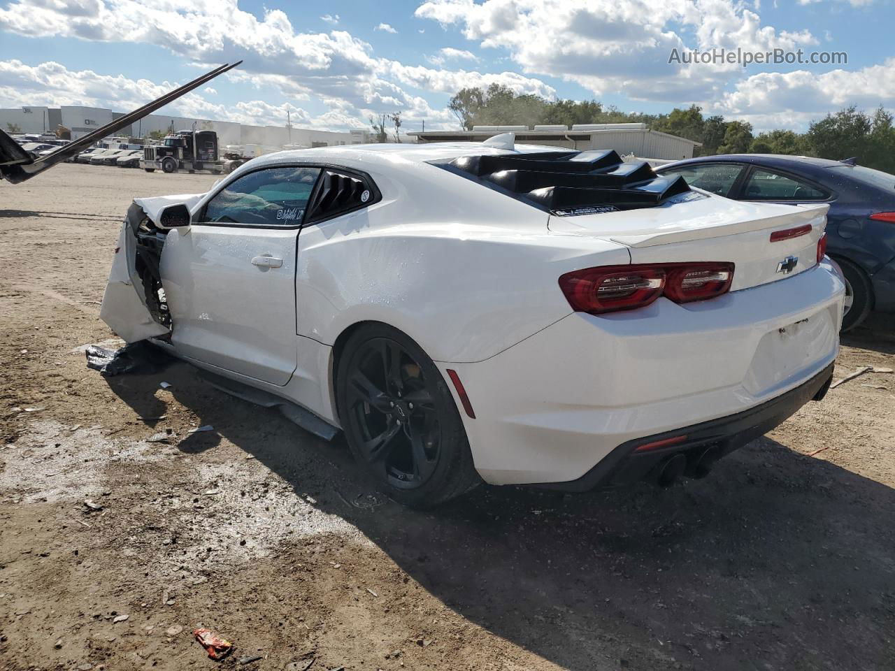 2020 Chevrolet Camaro Lz White vin: 1G1FF1R72L0130177