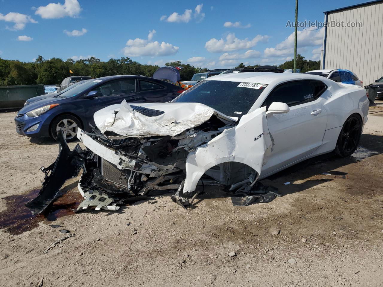 2020 Chevrolet Camaro Lz White vin: 1G1FF1R72L0130177