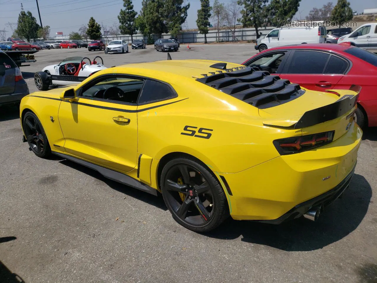 2017 Chevrolet Camaro Ss Yellow vin: 1G1FF1R73H0160330