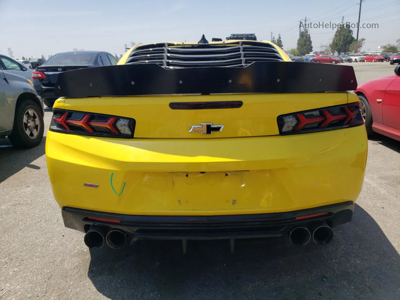 2017 Chevrolet Camaro Ss Yellow vin: 1G1FF1R73H0160330