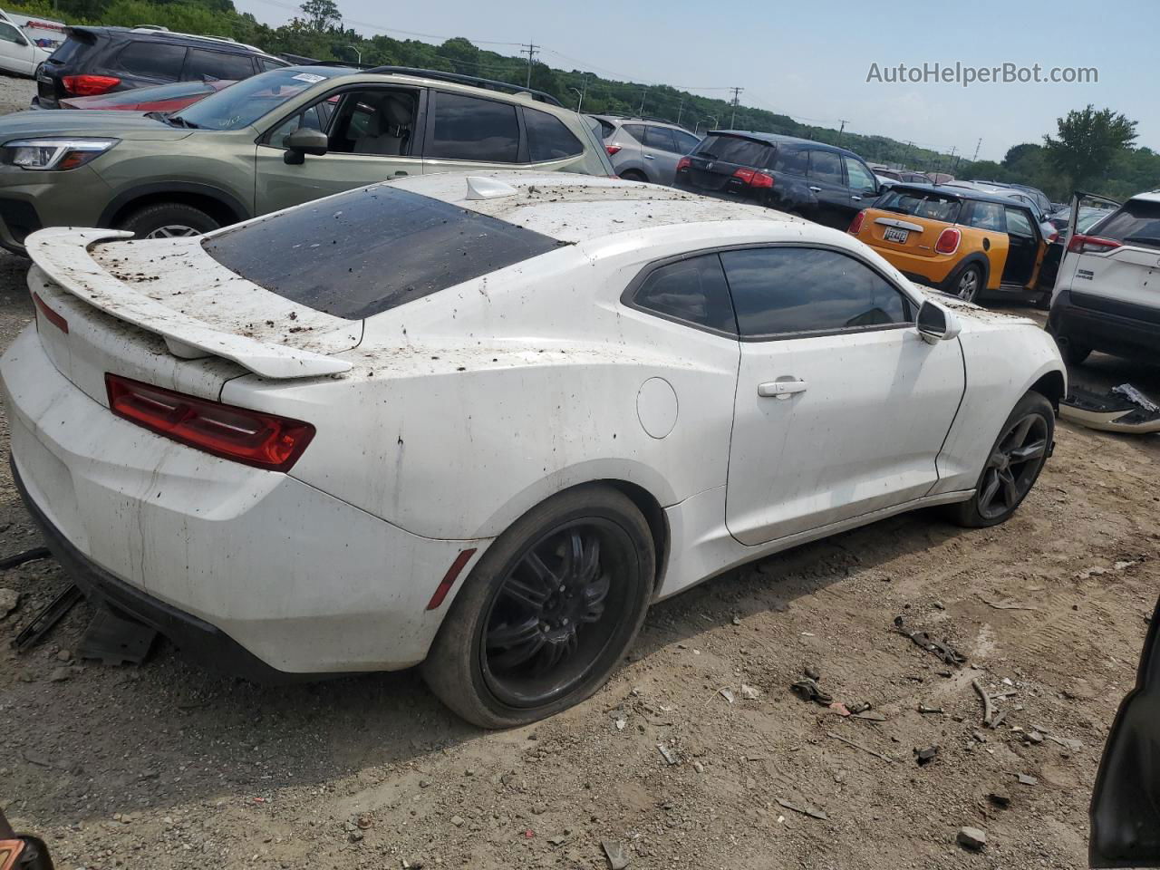 2017 Chevrolet Camaro Ss White vin: 1G1FF1R73H0165625