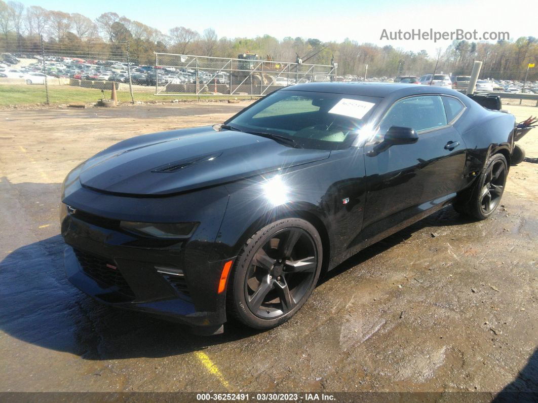 2018 Chevrolet Camaro 1ss Black vin: 1G1FF1R73J0177280