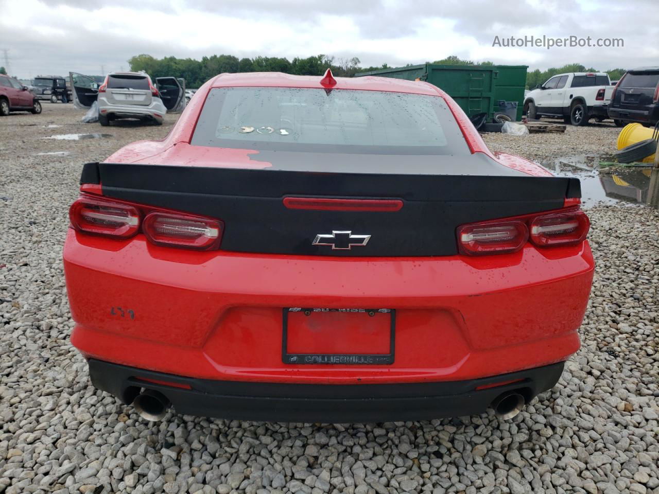 2020 Chevrolet Camaro Lz Red vin: 1G1FF1R73L0107166