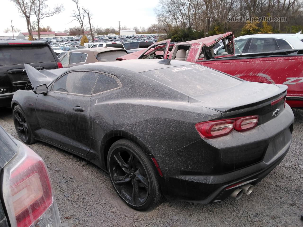 2020 Chevrolet Camaro Lz Black vin: 1G1FF1R73L0111041