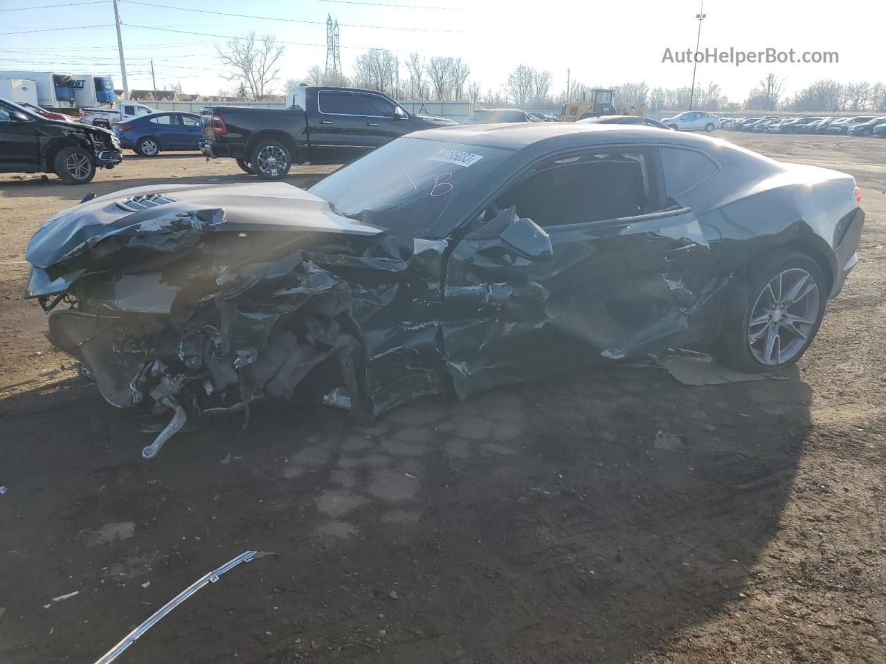 2020 Chevrolet Camaro Lz Green vin: 1G1FF1R73L0111136