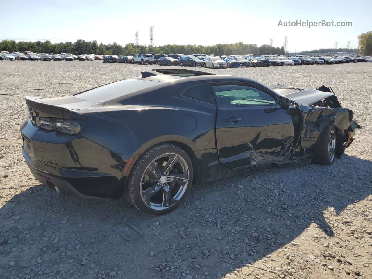 2020 Chevrolet Camaro Lz Black vin: 1G1FF1R73L0131144