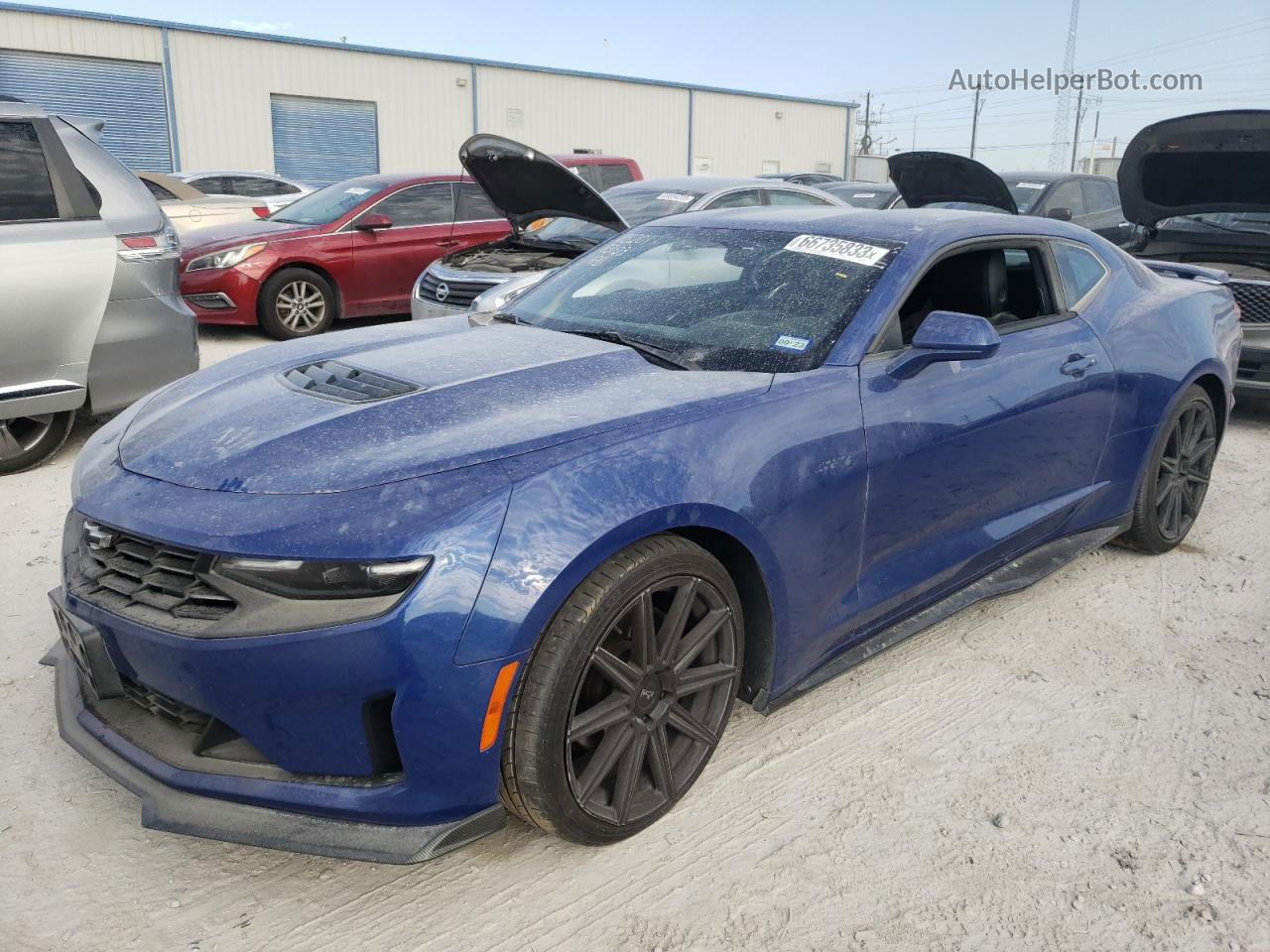 2020 Chevrolet Camaro Lz Синий vin: 1G1FF1R73L0150051