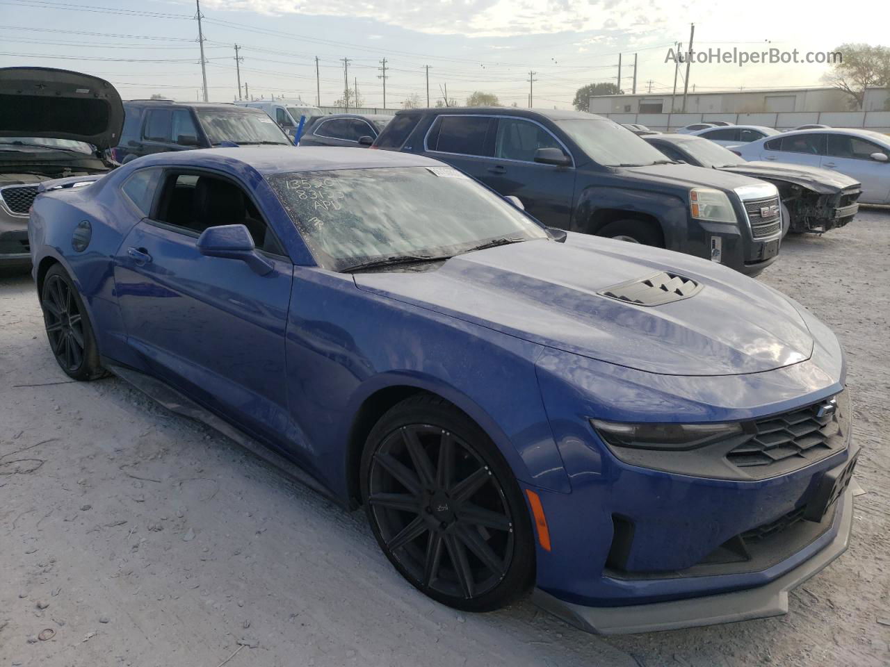 2020 Chevrolet Camaro Lz Синий vin: 1G1FF1R73L0150051