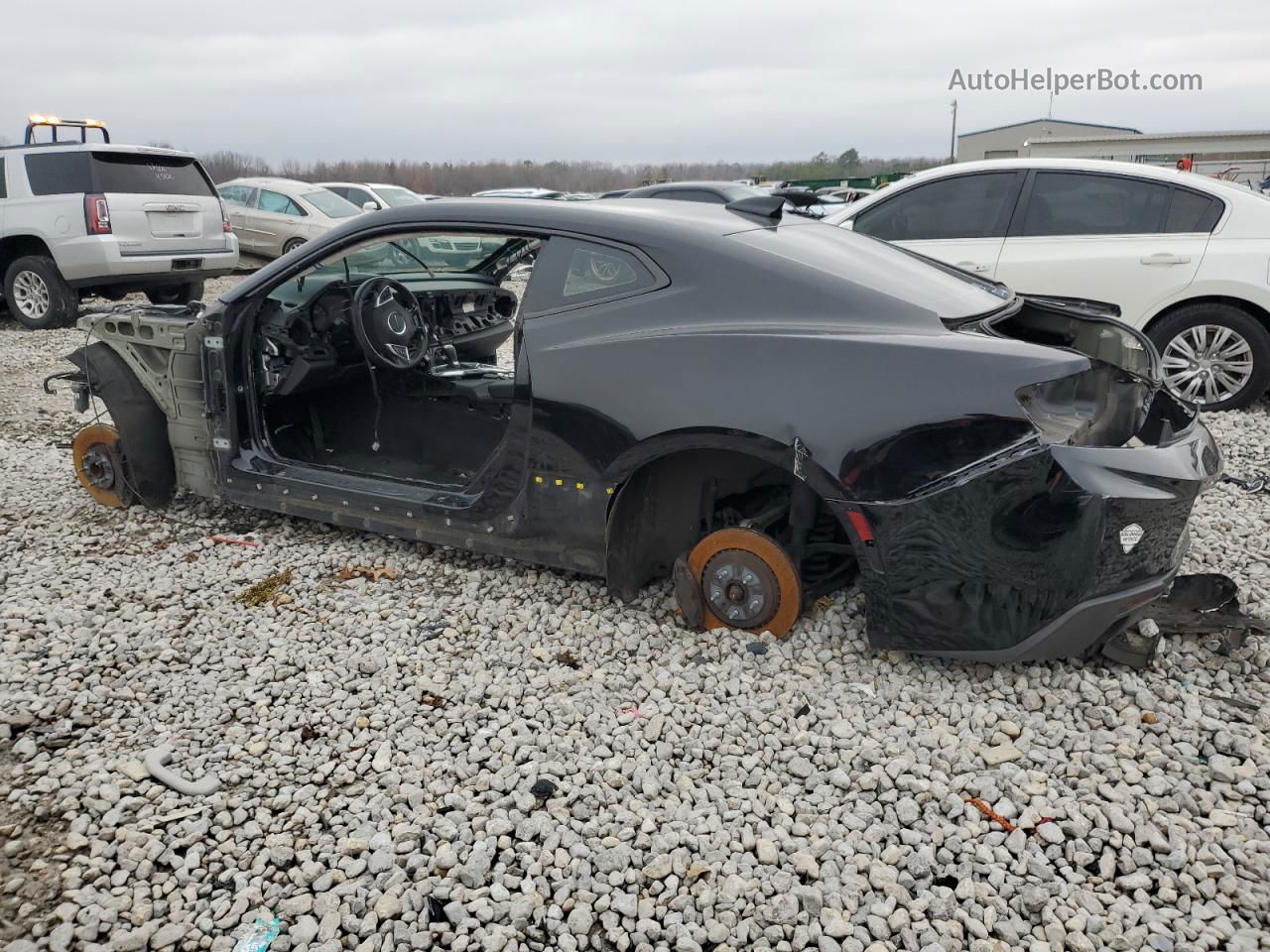 2017 Chevrolet Camaro Ss Black vin: 1G1FF1R74H0116921