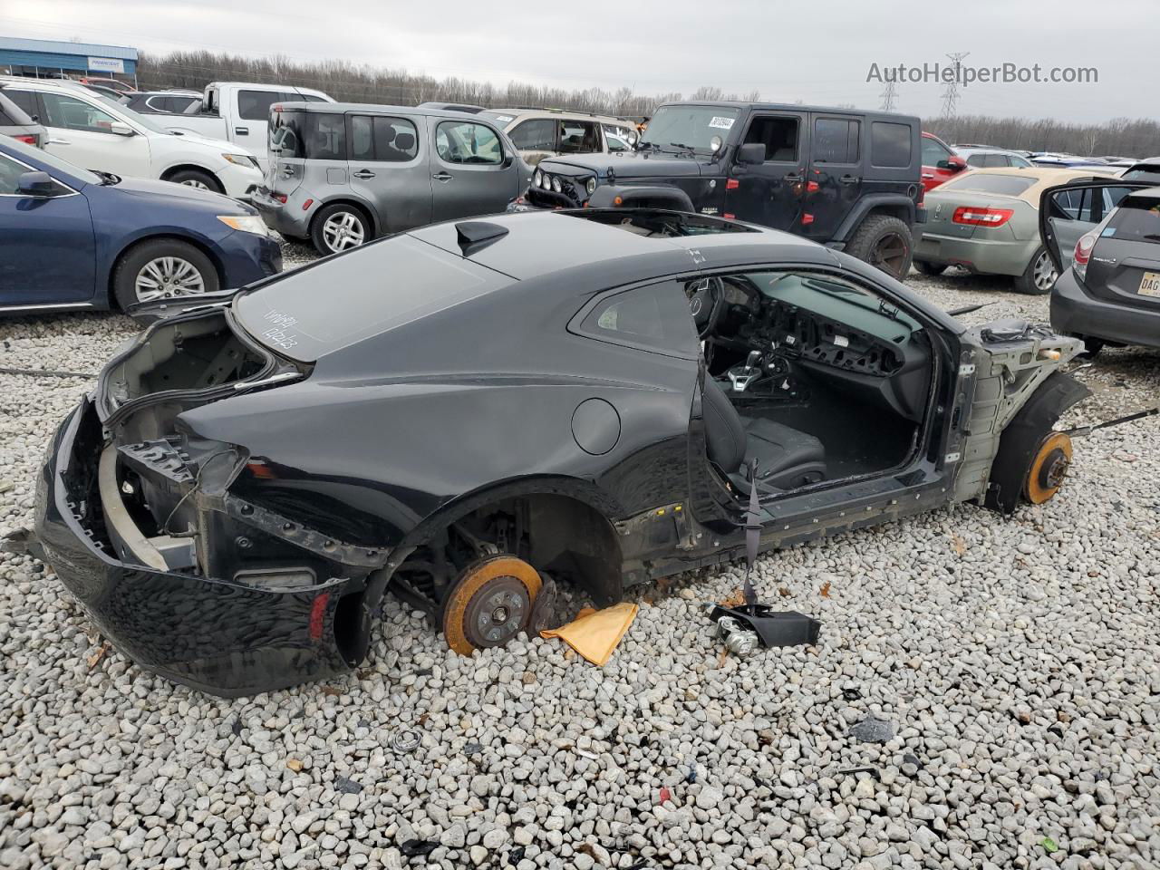 2017 Chevrolet Camaro Ss Black vin: 1G1FF1R74H0116921