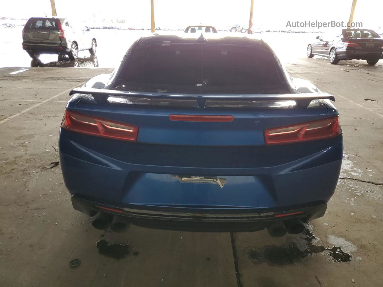 2017 Chevrolet Camaro Ss Blue vin: 1G1FF1R74H0134061