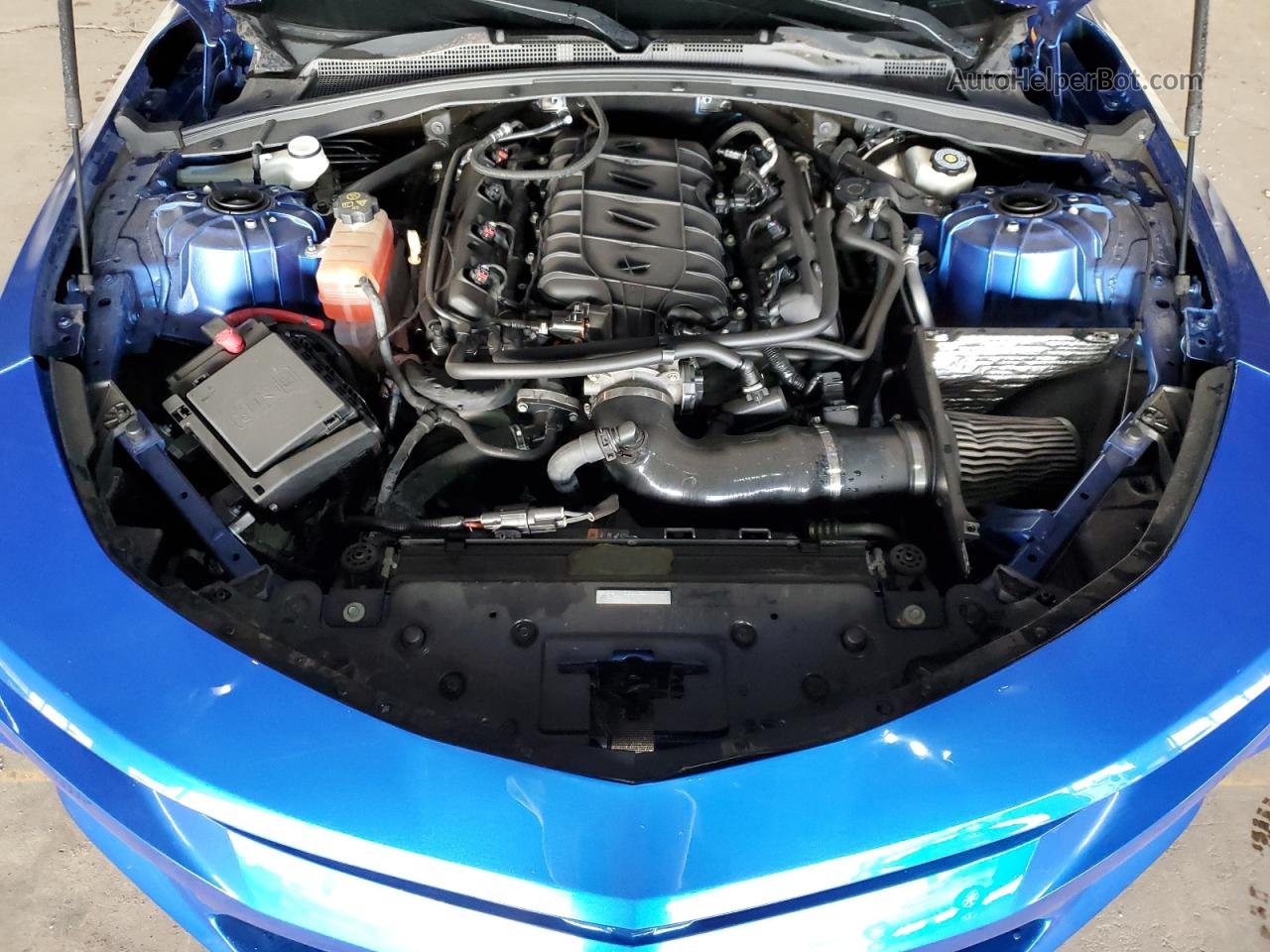2017 Chevrolet Camaro Ss Blue vin: 1G1FF1R74H0134061