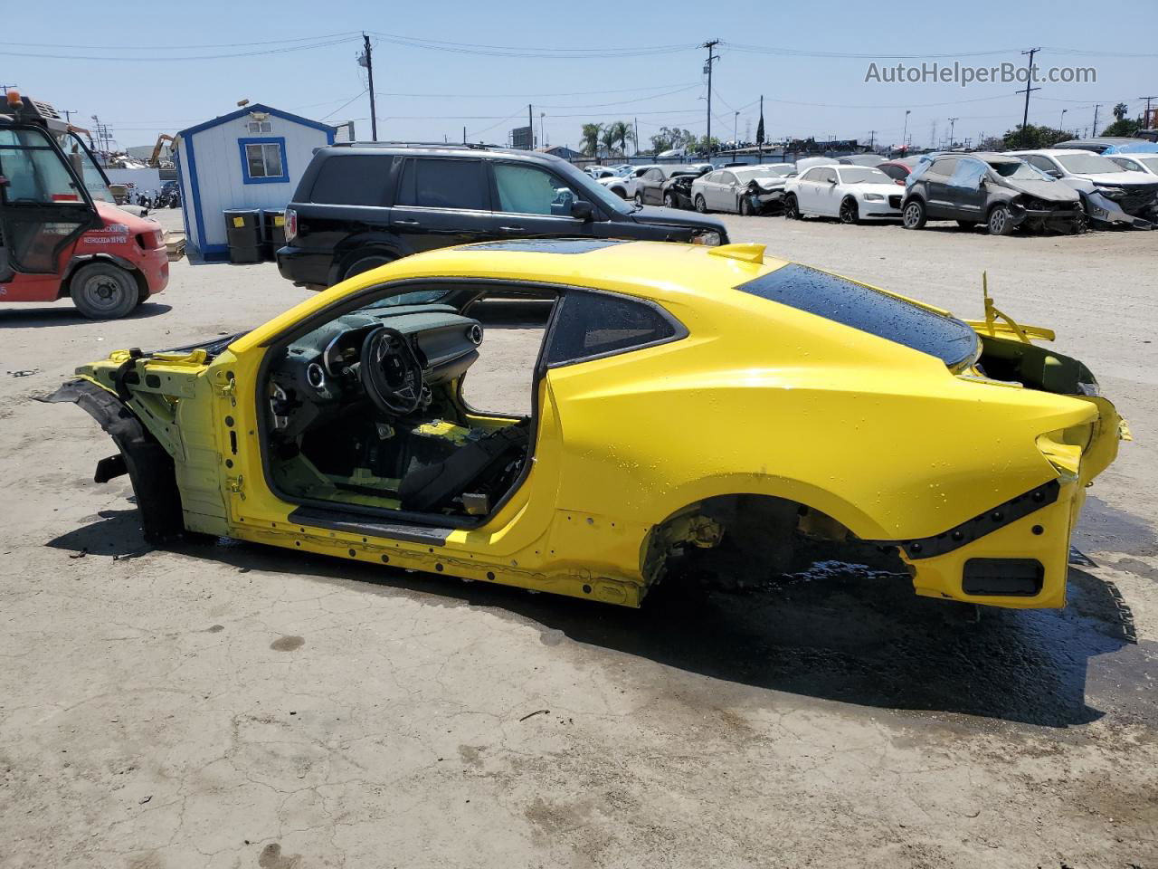 2017 Chevrolet Camaro Ss Yellow vin: 1G1FF1R74H0186807