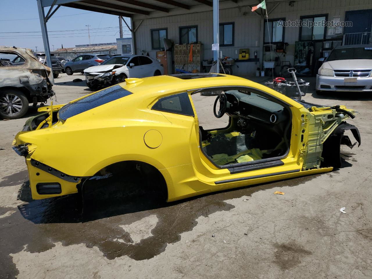 2017 Chevrolet Camaro Ss Yellow vin: 1G1FF1R74H0186807