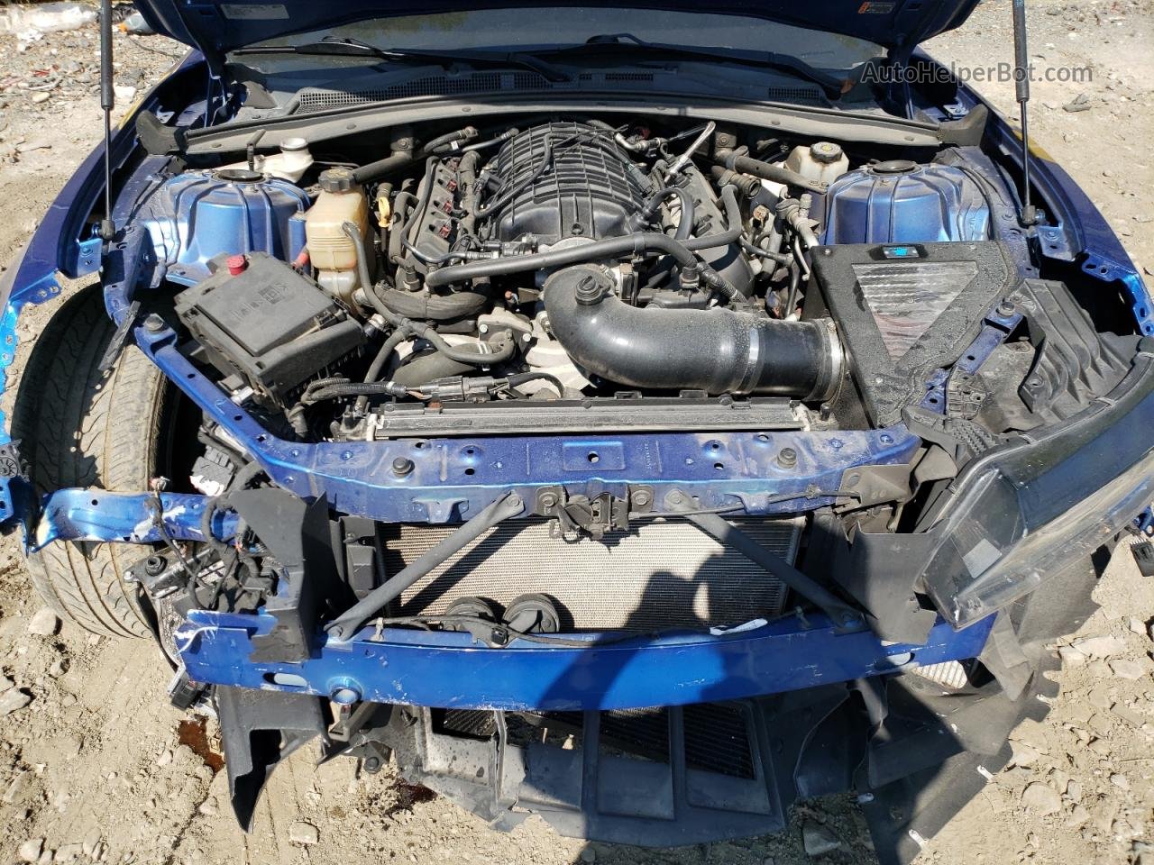 2017 Chevrolet Camaro Ss Синий vin: 1G1FF1R74H0191800