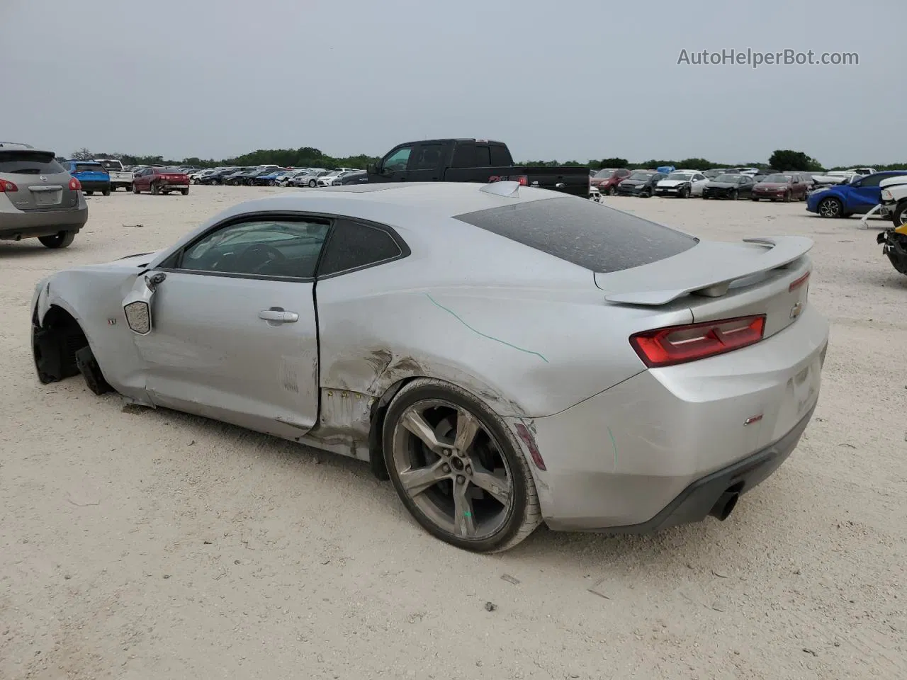 2018 Chevrolet Camaro Ss Silver vin: 1G1FF1R75J0122135